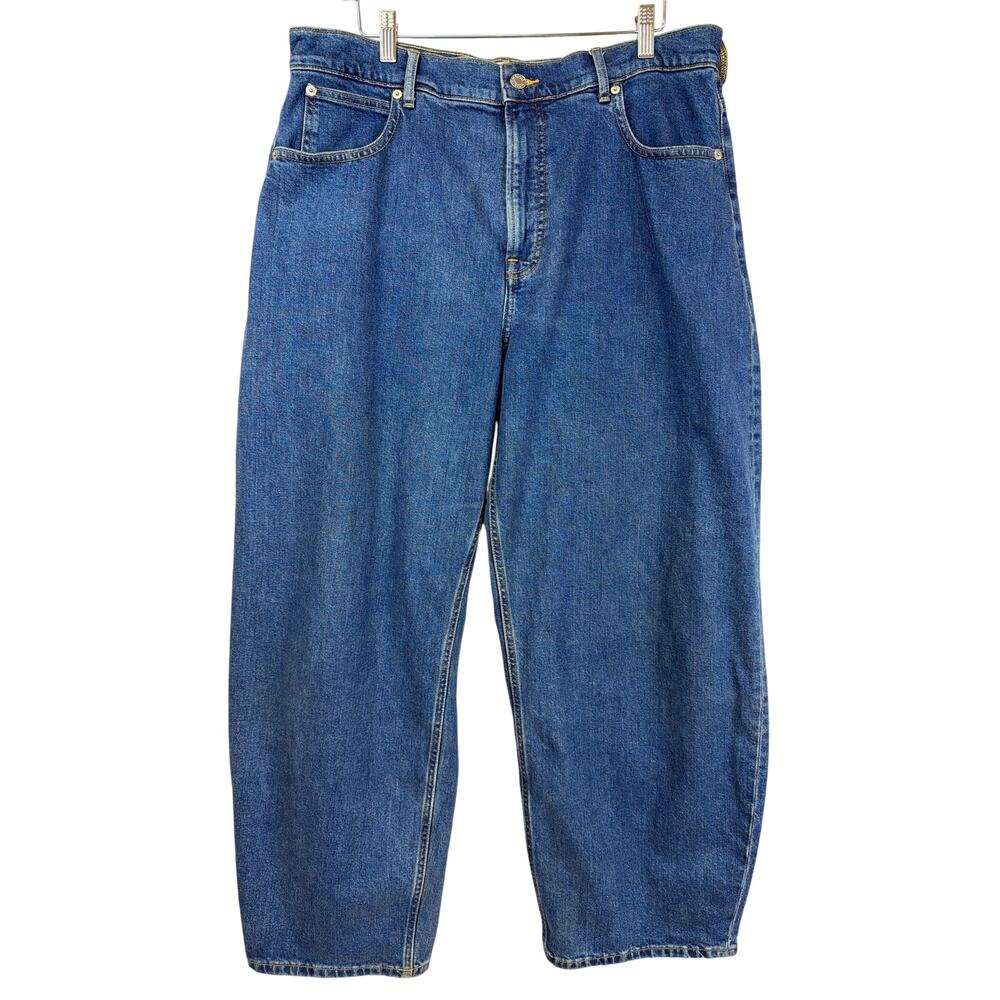 Everlane Blue Way High Curve Jean Wide Leg 33L